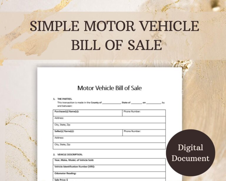 Bill Of Sale For A Car In California | Detroit Chinatown